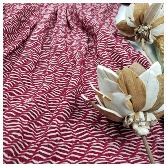 Anthropologie Maeve Red Thick Knit Weave Dress XSP - Picture 7 of 16